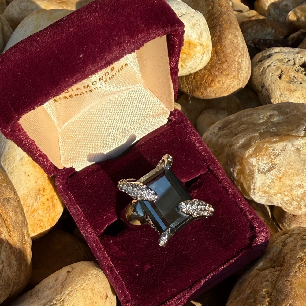 Swarovski Hypnosis Dorado Double Snake Ring